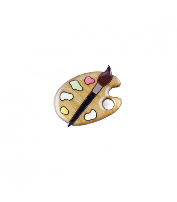 Crafternoon - Artist Palette Lapel Pin