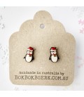 Christmas Penguin Earrings