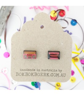 Boom Box/Cassette Tape Earrings