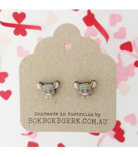 Loved Up Chinchilla Earrings