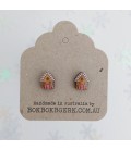 Christmas Gingerbread House Earrings