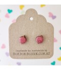 Crochet Earrings - Pink