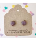 Crochet Earrings - Purple