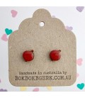 Crochet Earrings - Red