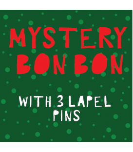 Mystery Bon Bon with 3 Lapel Pins